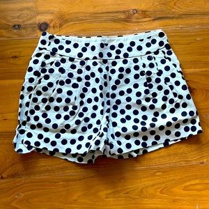 J Crew polka dot short. Size 4.